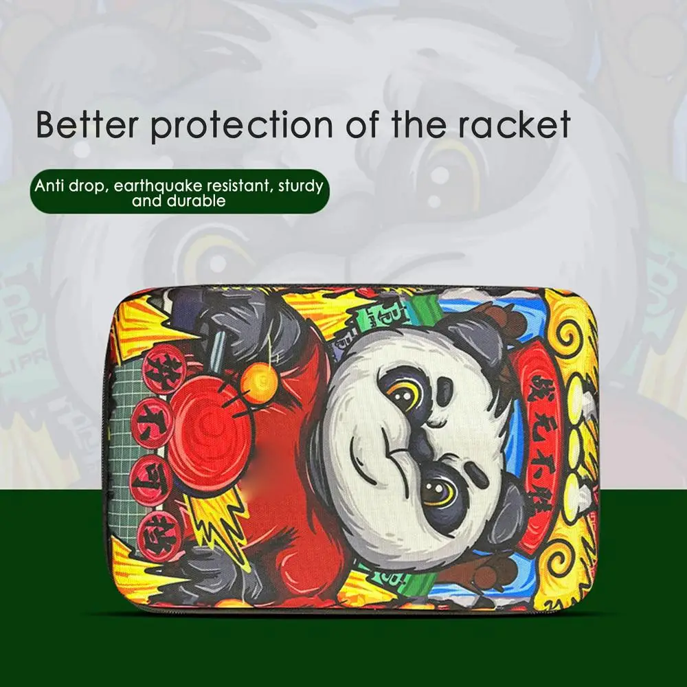 Description Picture 3 of itemNational Trend Table Tennis Racket Bat Bag Ping Pong Rackets Case For Blade Paddle Balls Storage