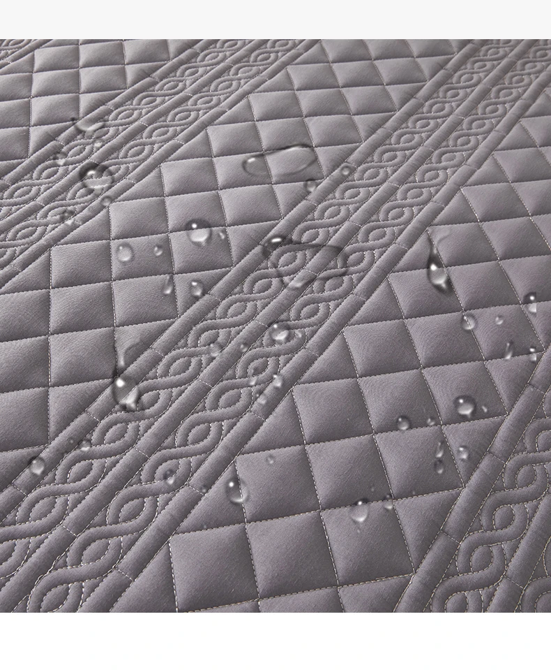 Wasserdichter Matratzenschoner Anti-Milben Anti-Bakteriell 30cm Tiefe Taschen Gesteppter Spannbettbezug für Einzel-, Doppel- und Kingsize-Betten – Detail 7