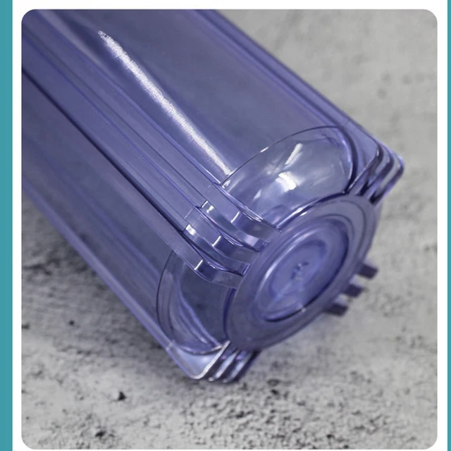 10Inch Prefilter Water Filter Bottle Explosion-Proof Bottle Water Filter Parts Connector G1/2Inch Interface Filter Shell 6