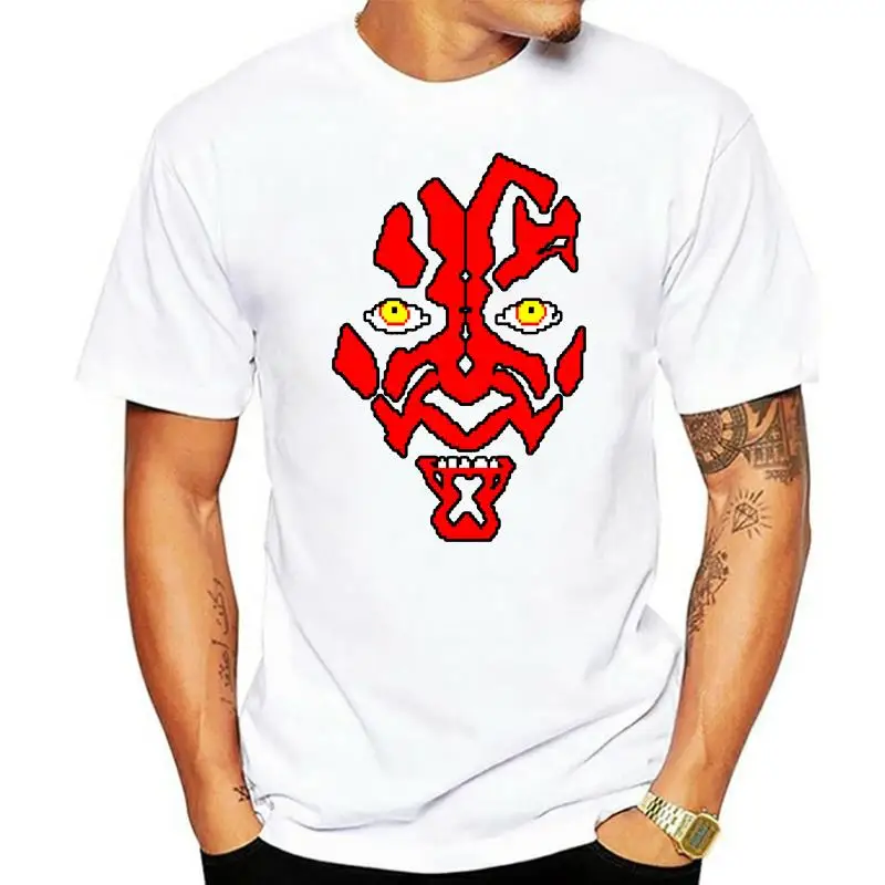 T-Shirt Da Uomo Darth Maul Face Fashion Nuovo Arrivo Semplice