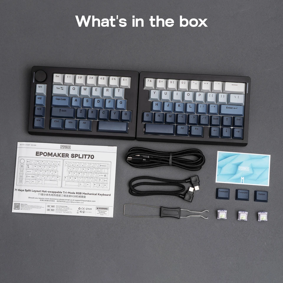 EPOMAKER Split70 ブラック EPOMAKER Split70 – epomaker