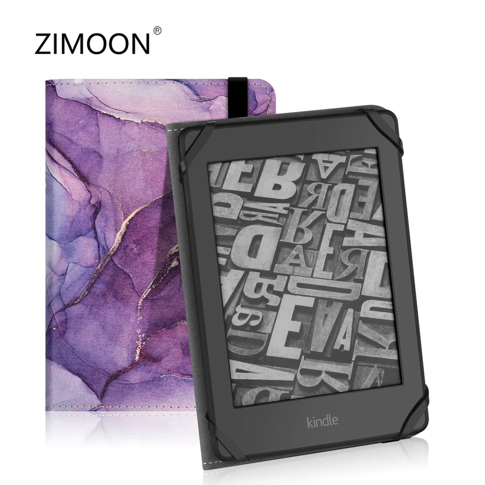 Universal 6 Inch E-book Case With Hand Strap For Kindle Paperwhite Painted Cover For Kobo Protective Slimshell - Tablets & E-books Case - AliExpress