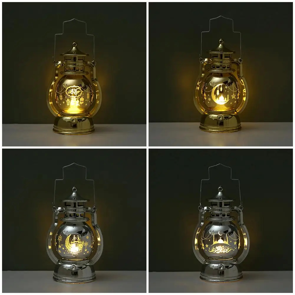 

Ramadan Led Portable Lamp Electronic Candle Lanterns Mubarak Eid Muslim Lighting Islamic Ramadan Ornaments Decoration K2k7
