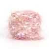 50G Special Rainbow Hand Knitting Crochet Bean Yarn Gold Silver Wool Thread For Baby Lady Scarf Sweater Glove Bag Hat DIY 1