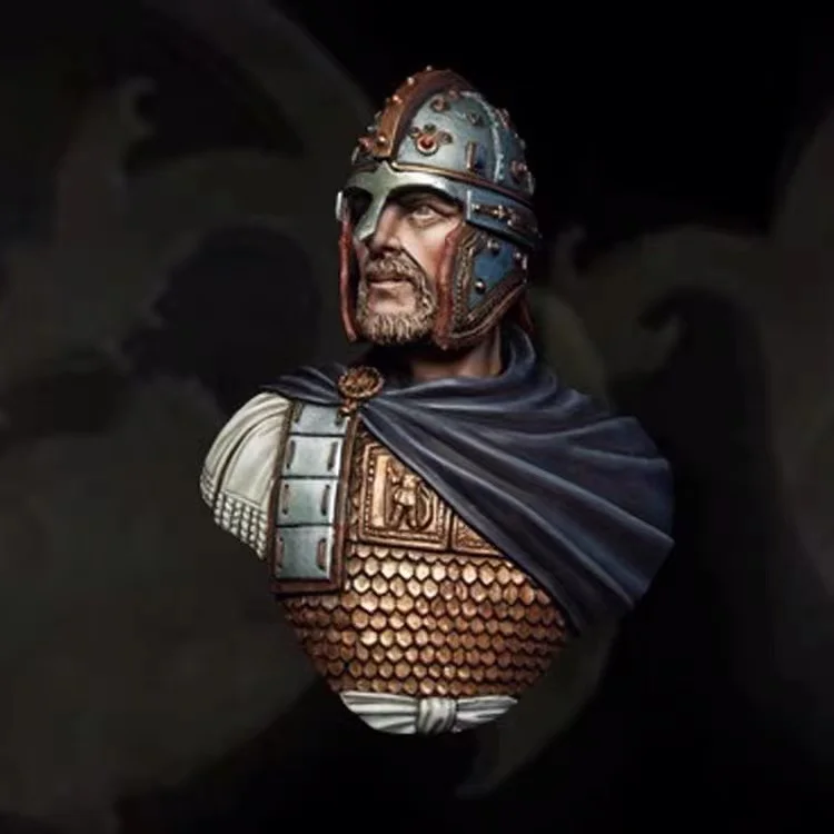 1/10 resin bust figure bust model Roman Crusaders GK white mold figure