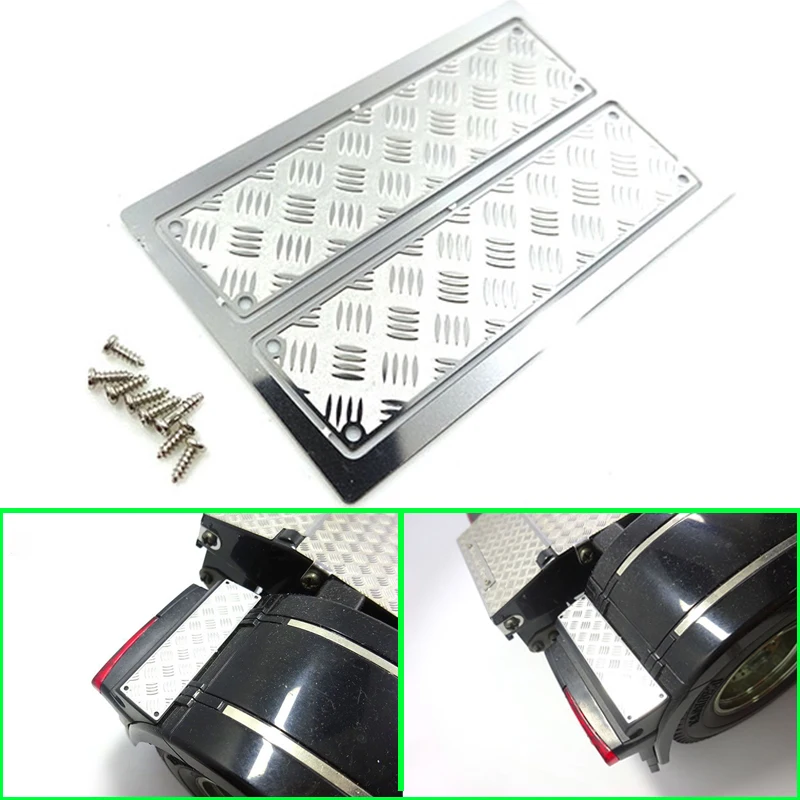 

Tail Light Anti-slip Metal Trim for 1/14 Tamiya RC Truck Trailer Tipper Benz Actros 3363 1851 Car Diy Parts