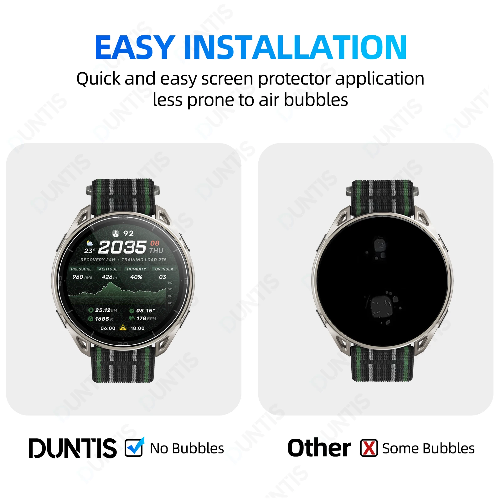 Amazfit Cheetah 2용 3D 화면 보호기 매우 유연한 하이드로겔 HD 투명 풀 커버리지 보호 필름 액세서리(유리가 아님)
