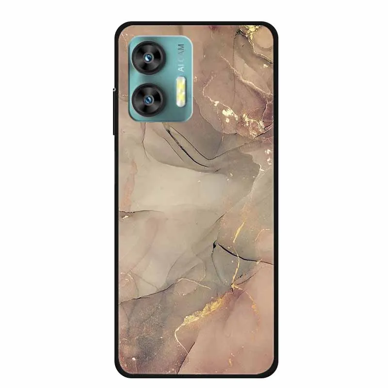 Colorful Marble Space TPU Silicone Soft Back Cover Case - Fashionable Protective