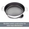 Electrics Stainless Steel and Nonstick Surface Skillet 7 Quart 1800 Watts Temp Control, Cookware, Pots and Pans 2