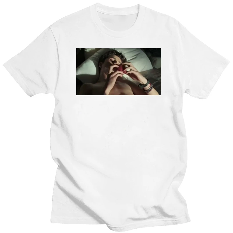 

Peach scene AND First Kiss scene (see both pics). call me by your name chalamet Cool Casual pride t shirt men Unisex New