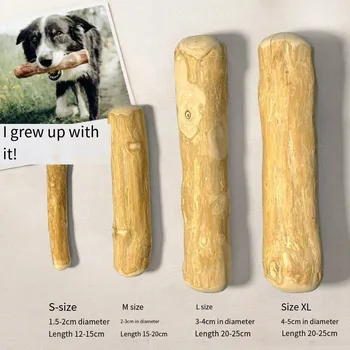 Natural Coffee Wood Dog Chew 1