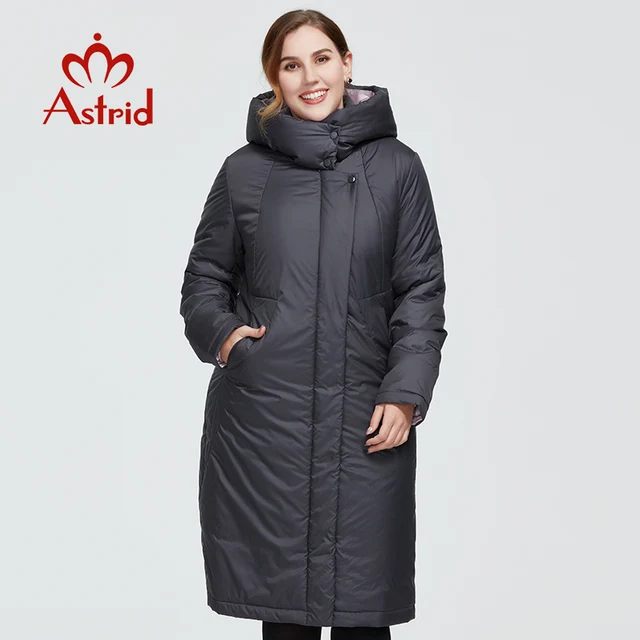 Astrid 2022 yeni kış kdın ceket kdınlr uzun sıck prk mod klın ceket kpşonlu bio şğı büyük boy kdın giyim 6703|Prks|  
