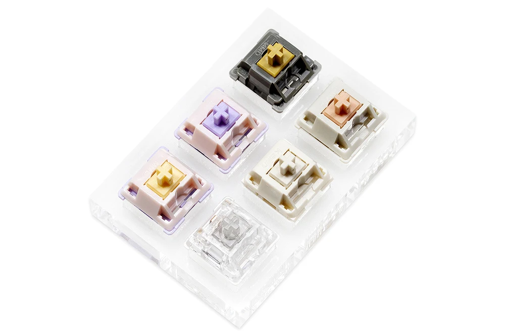 Acrílico Interruptor Tester para Teclado Mecânico Princesa Tátil Linear ht Fairy Cream Santo Panda - Imagem 5