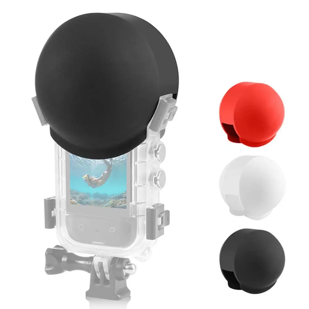 

Suitable for Insta360 X3 panoramic camera invisible waterproof case, silicone dustproof lens protective cover