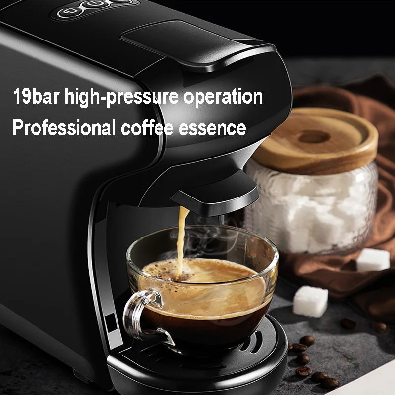 MultiFunction Italian Espresso Capsule Coffee Maker Small Big Cup Dual Use Easy Operation Auto Household American Coffee Machine 4