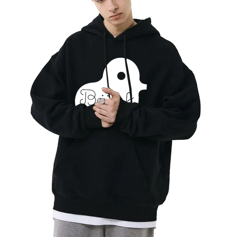 

Singer Bjork Duck Graphic Print Hoodie Men Women Vintage Funny Oversized Hooded Sweatshirt Men's Casual Fleece Cotton Hoodies