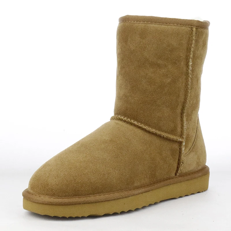 UVWP 100% Genuine Cowhide leather Snow boots women Australia Boots Winter Boots Warm