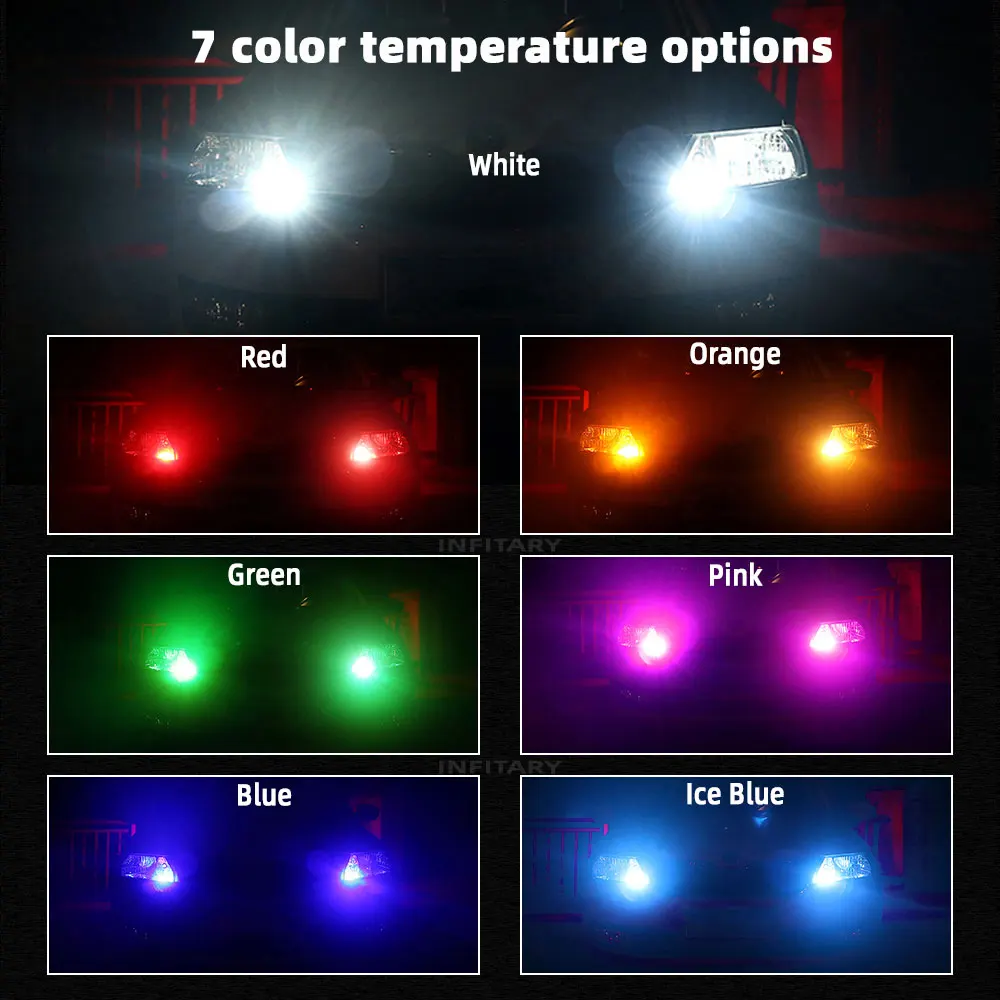 T10 �ڵ��� LED ���� ���� �ڵ� ����� ������ ��� W5W 194 12V 10 SMD 3030 ���� ���� �˷�̴� �� ���̿��� ����, 2 ��