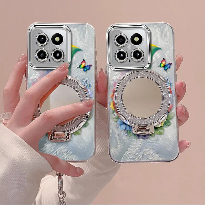 Rainbow Phone Case Set with Lanyard and Stand - 3 Pieces
