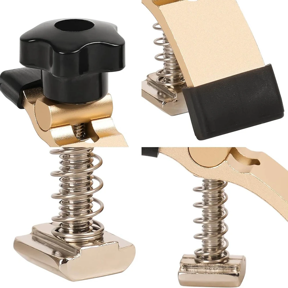 2PCS Mini Hold Down Clamp Kit, CNC Router Clamp for Woodworking and Metalworking, with 3018 CNC Router Machine 5