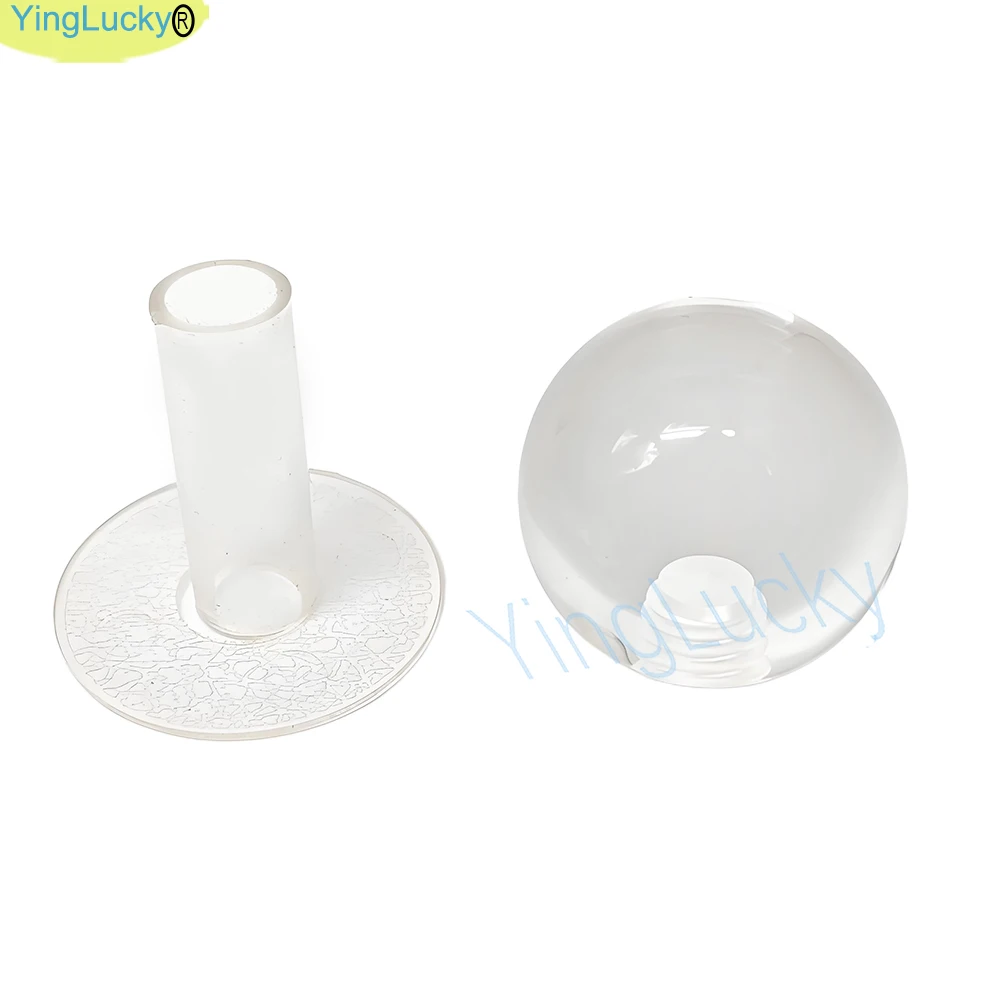 1KIT Transparenter Kugelkopf NOBI Head Bullet Cover Command Handle für Neo Geo MVS SANWA Arcade Joystick Topball Knopf Zippy Spielautomat – Detail 8