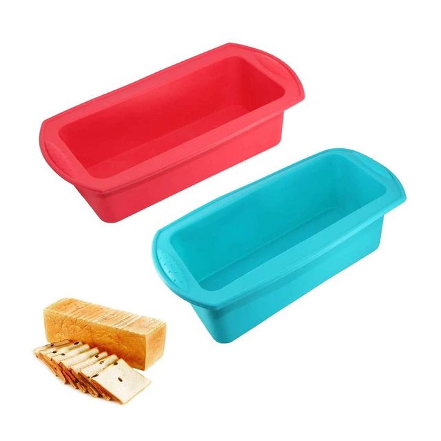 Loaf Pans Silicone Bread Banana Pan For Homemade Cakes, Breads, Meatloaf  And Quiche Non-Stick Silicone