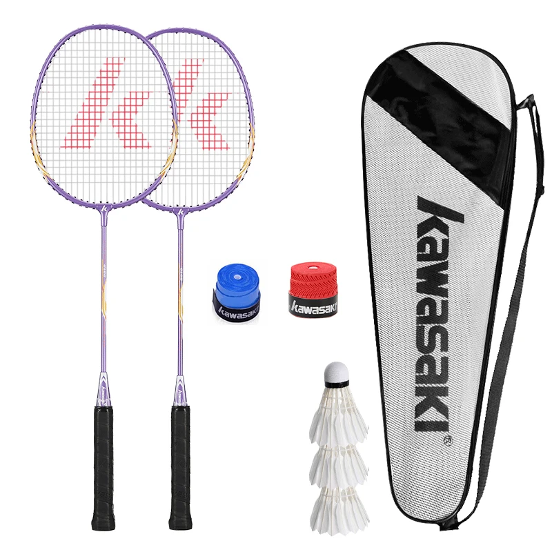Kawasaki Raquete de Badminton UP-0182 Liga de Alumínio com Corda