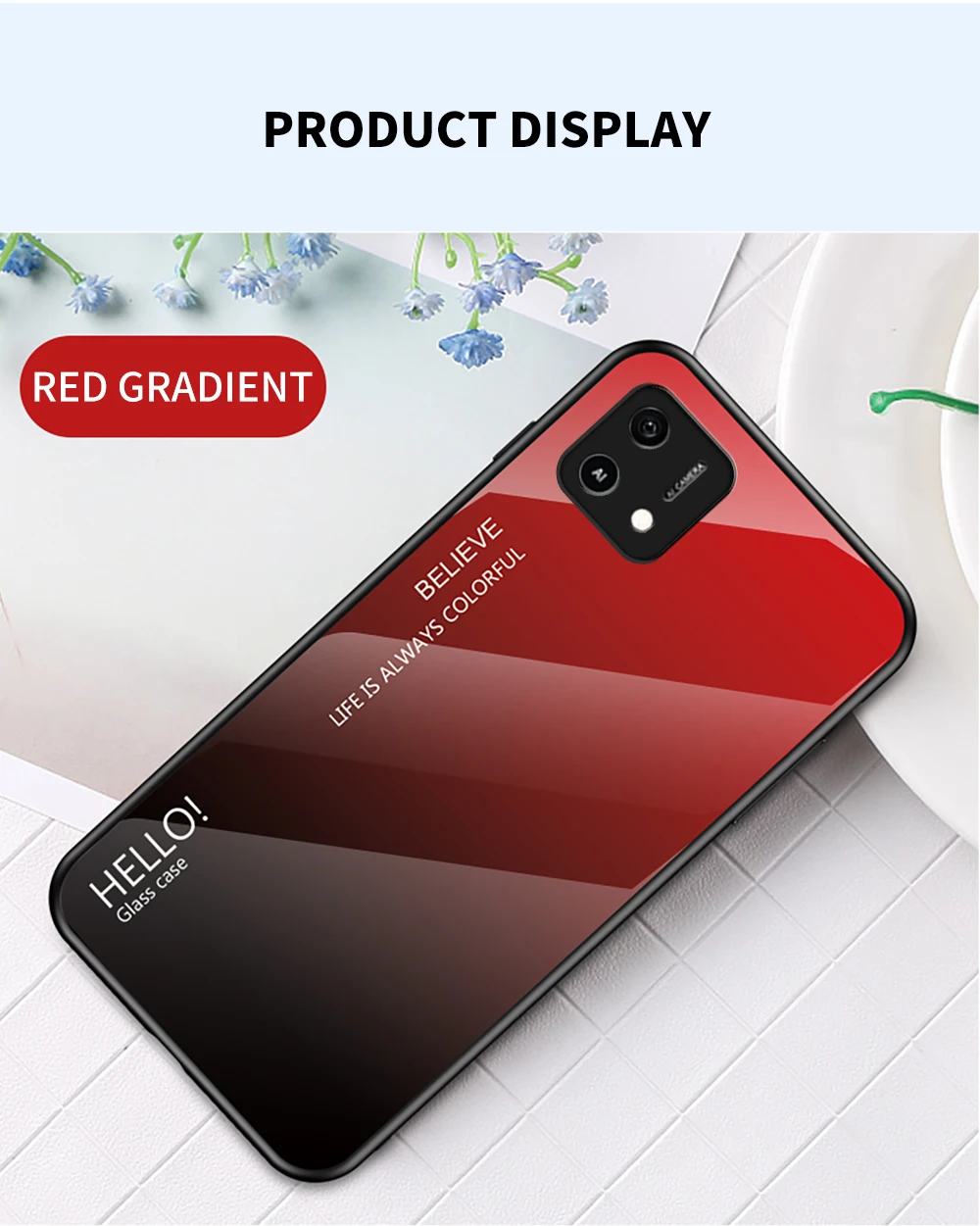 Luxury Mirror Tempered Glass Phone Case For Oppo Series_voghion.com