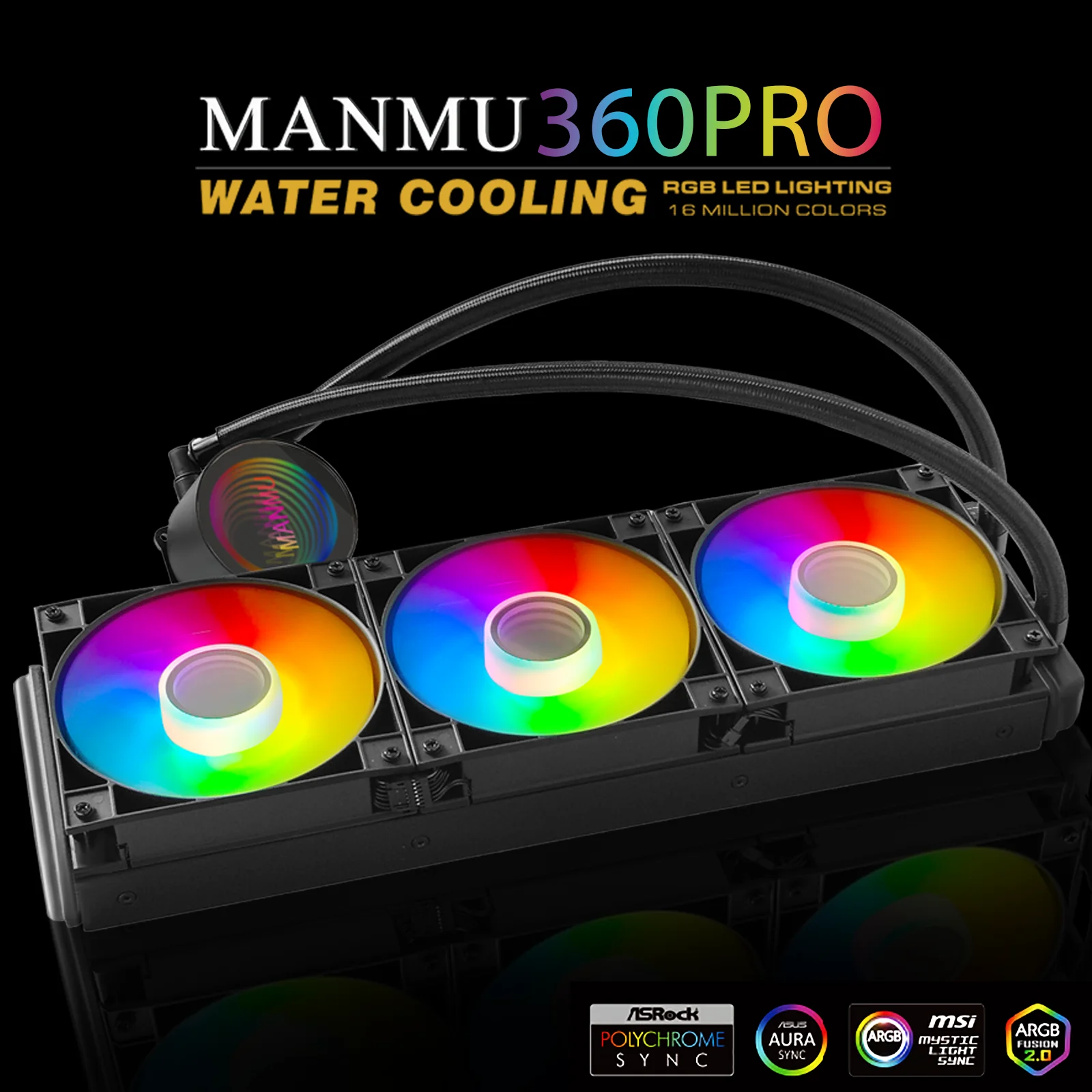 MANMUWater-cooledAllInOneCPULiquidCooling360mmARGBWater-CooledRadiatorforX99Motherboard-AliExpress