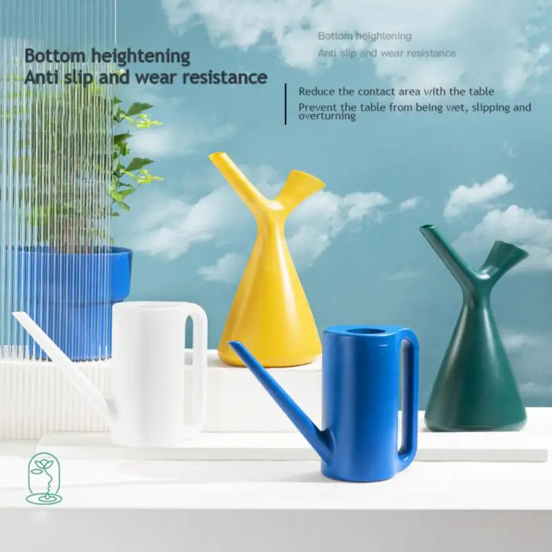 Watering Can Watering Pot Flower Watering Pot 1.2/1.5L Watering Pot Plastic Garden Plant Flower Watering Can Long Spouted Irrigation Gardening Supplies