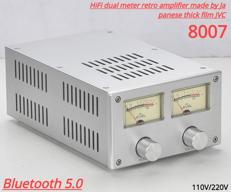 

Японский усилитель JVC 8007 Bluetooth 5,0 HIFI Dual Meter Retro с толстой пленкой
