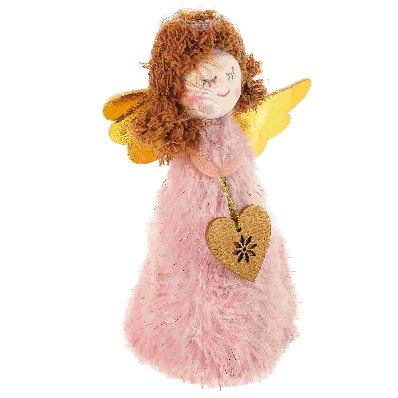 

Christmas Decorations Xmas Ornament Angel Tree Topper Desktop Treetop Figurine Festival Supplies for Ornaments