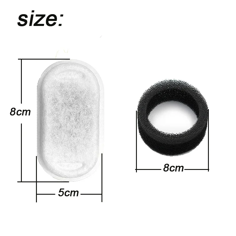 Premium Activated Carbon Replacement Filters for Pet Water Fountains - Stainless Steel Dispenser