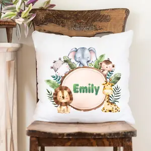 Set of 2 Personalized NAME & BIRTHDAY Pillows, 18x18 and 20x14 – Hutton  Hill Designs