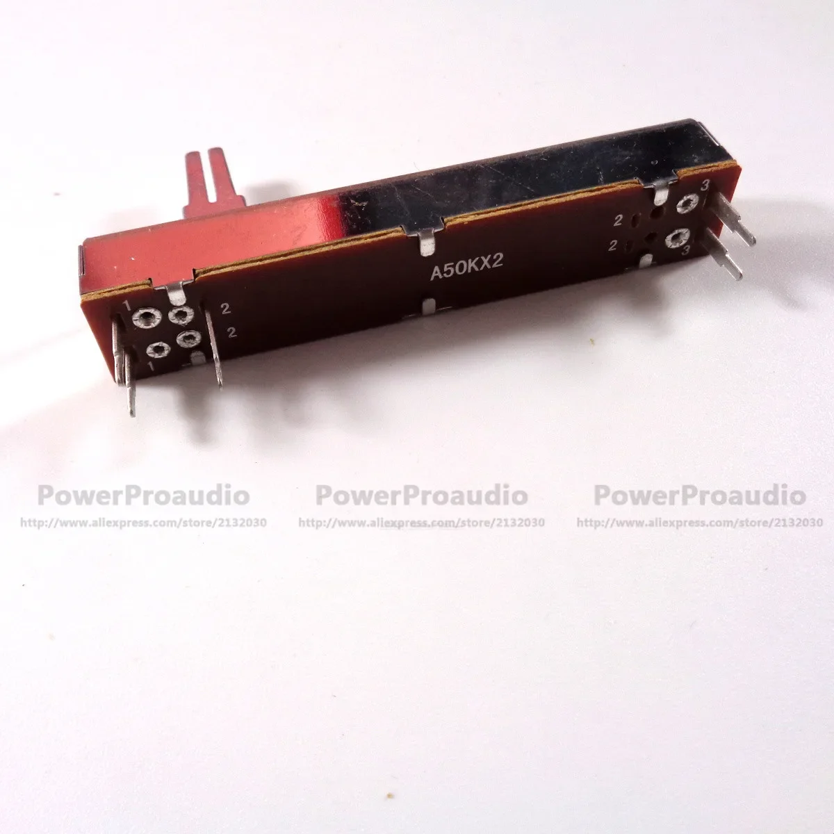 4pcs fader straight potentiometer A50Kx2 replace 20A6 for NUMARK M2 DM2050 DM1050 / player