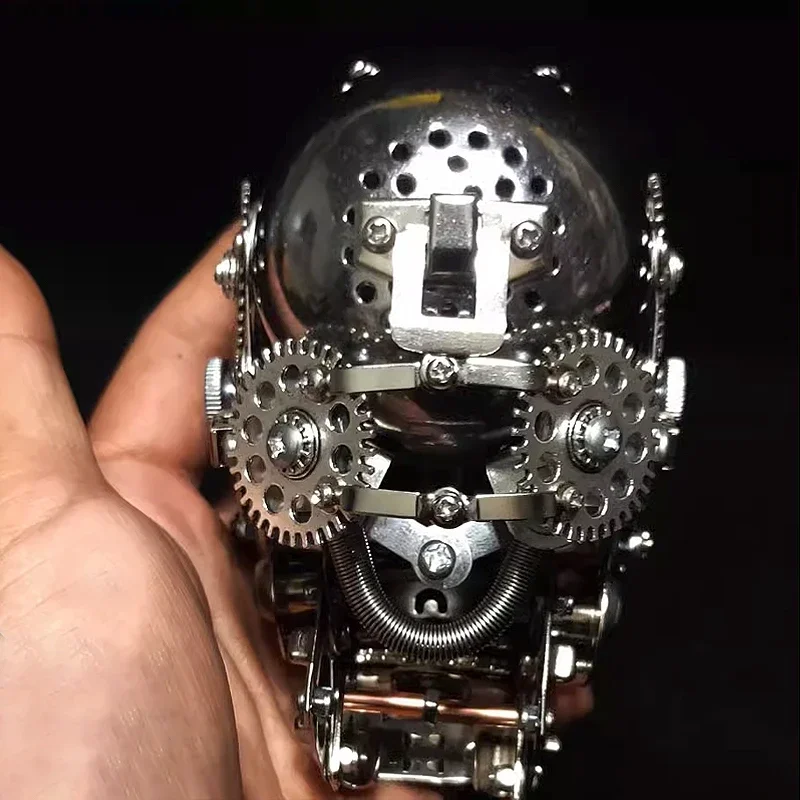 3D Assembly Skull Head Mechanical Puzzles Metal Model Kit Toy High Difficulty Mechanical Puzzles Metal Assembly Toys For Teenage