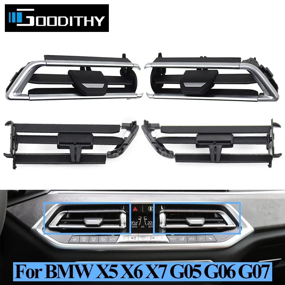Car Front Rear AC Vent Grille Clip Slider Replace Kit For BMW 5 6