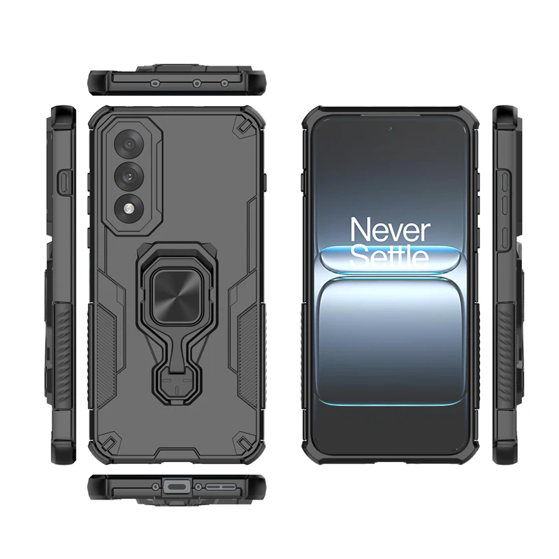 Durable Magnetic Suction Stand Phone Holder Heavy Armor Case