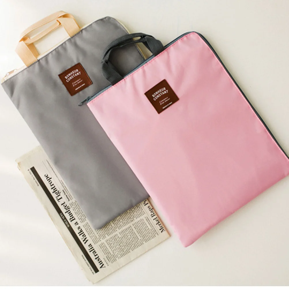 

Loose Paper Holder Small Item Document Organizer Bag A4 Portable Roomy Tote File