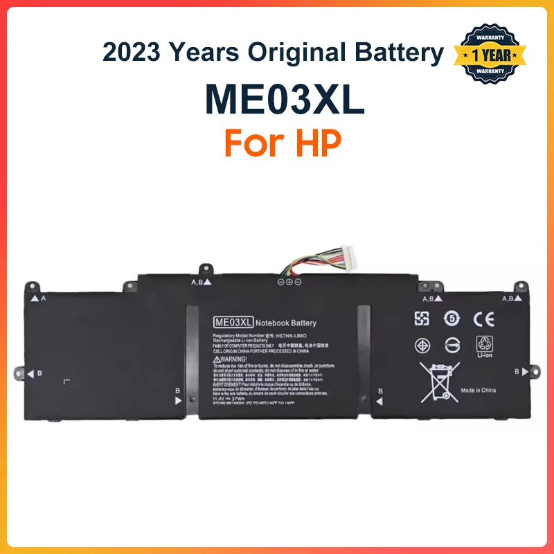 Batteria Me03Xl Per Hp Stream 11 13 Series 11-D004Tu D005Tu D006Tu 787089-541 787521-005 Hstnn-Ub6M Tpn-Q154 Tpn-Q156