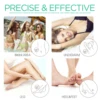 Kemei Epilator Rechargeable 3 In 1 Lady Hair Remover Shaver Electric Callus Remover Depilador Removal for Women Foot Care Tools 6