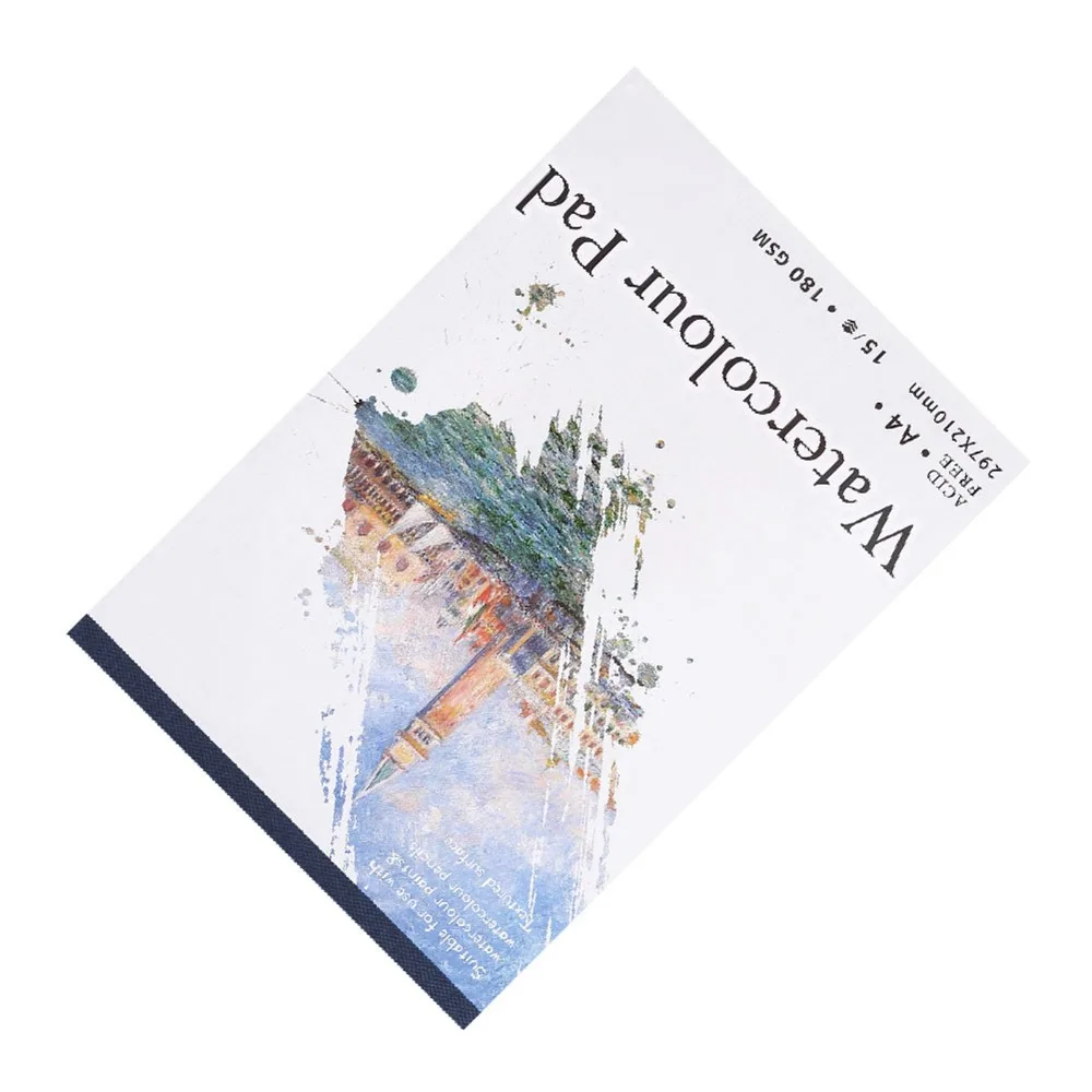 아트 패드 A4/A5 스케치북 15매 180g 스케치 용지 코튼 페이퍼 무산지 페인팅 노트 스튜디오용