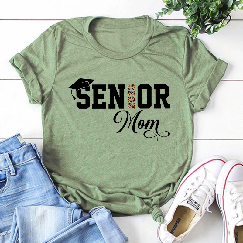 

Senior Mom of A Graduation Shirt Graduation Mom Shirts Aesthetic Class of 2023 T-Shirt Graduation Shirt Graduation Gift M