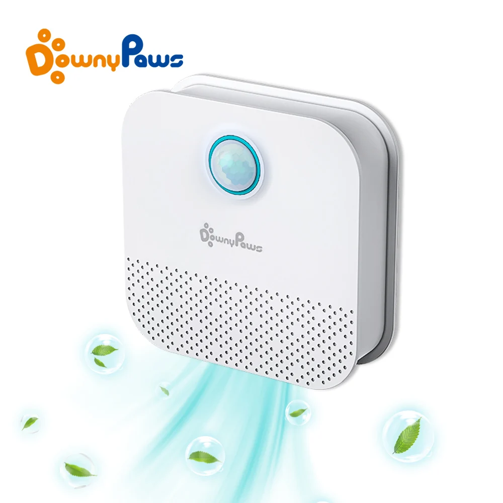 Downypaws 4000mah smart cat odor purifier for cat litter box deodorizer