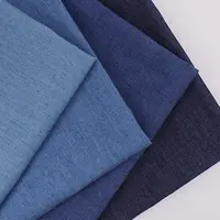 Washed Denim Fabric Cotton Blue Solid Color Thin Light DIY Handmade Dolls Clothing Jeans Skirt Jacket Bag Needlework Material 2
