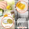 Mini Honey Jars with Dipper , Mini Glass Jars with Lids/Wooden Dippers/Bee Pendants/Gift Bags/Tags/,Small Honey Jars forWedding 5