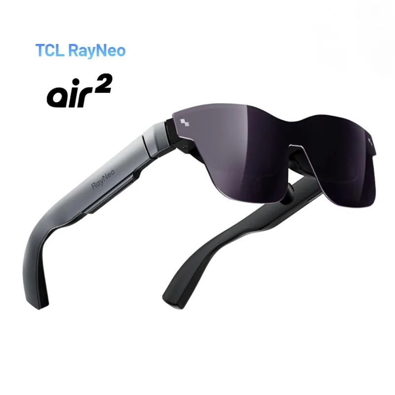 TCL Rayneo Air 2 AR Glasses 201inch Micro OLED Ultra-fast 120Hz 600nits Brightness 1080P 120Hz High Brush Giant Screen Glasses