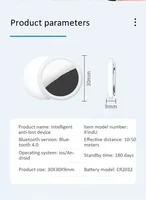 XIAOMI 4 Packs Bluetooth 5.3 Tracker Anti Lost Device Round Pet Kids Bag Wallet Tracking Smart Finder Locator Air Tag Smart Home - Image 6