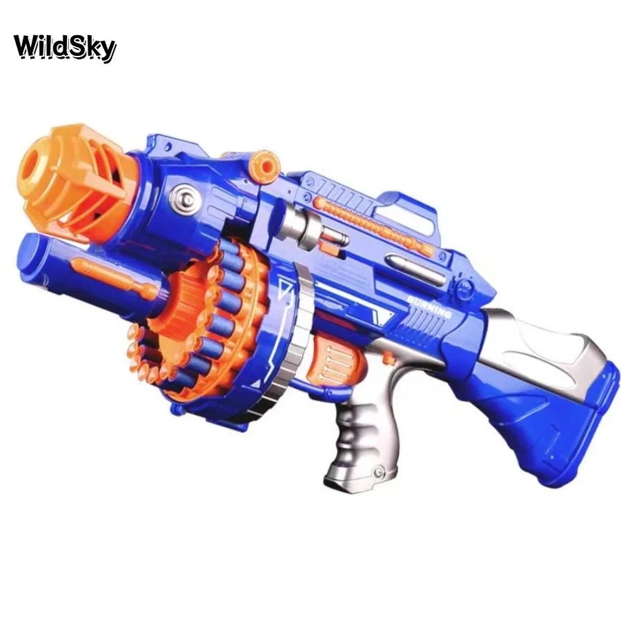 

WildSky большой электрический картридж, пистолет, точный ножницы, мягкая пуля, пистолет, дробовик, игрушки, бластер, стрельба, пистолет Nerf, винтовка, страйкбол