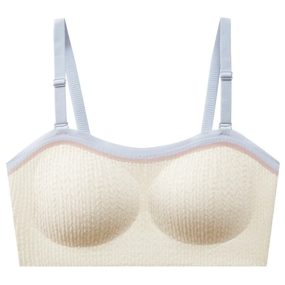 Lingerie Adjustable Wireless Bra Close-fitting Elastic Traceless Brassiere for Women Anti-sagging Gathered Breasts Seamless Bras